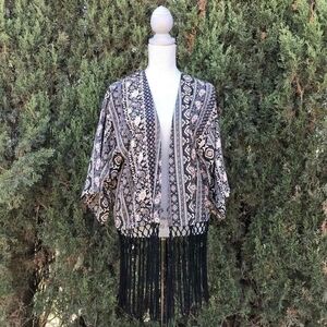 Sugarlips Kimono With Fringe